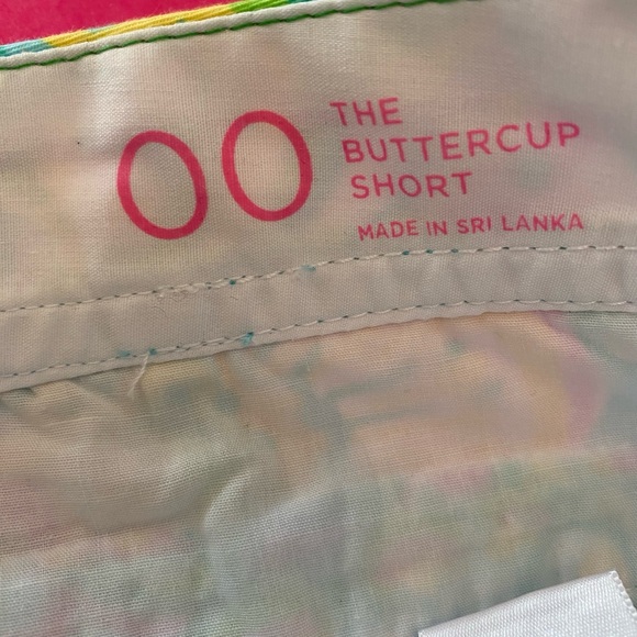 Lilly Pulitzer Buttercup Shorts size 00 NWT - Picture 4 of 4